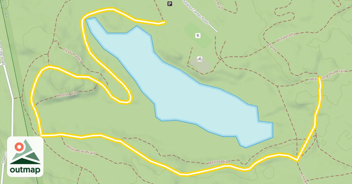 Map of Moose Pond Loop