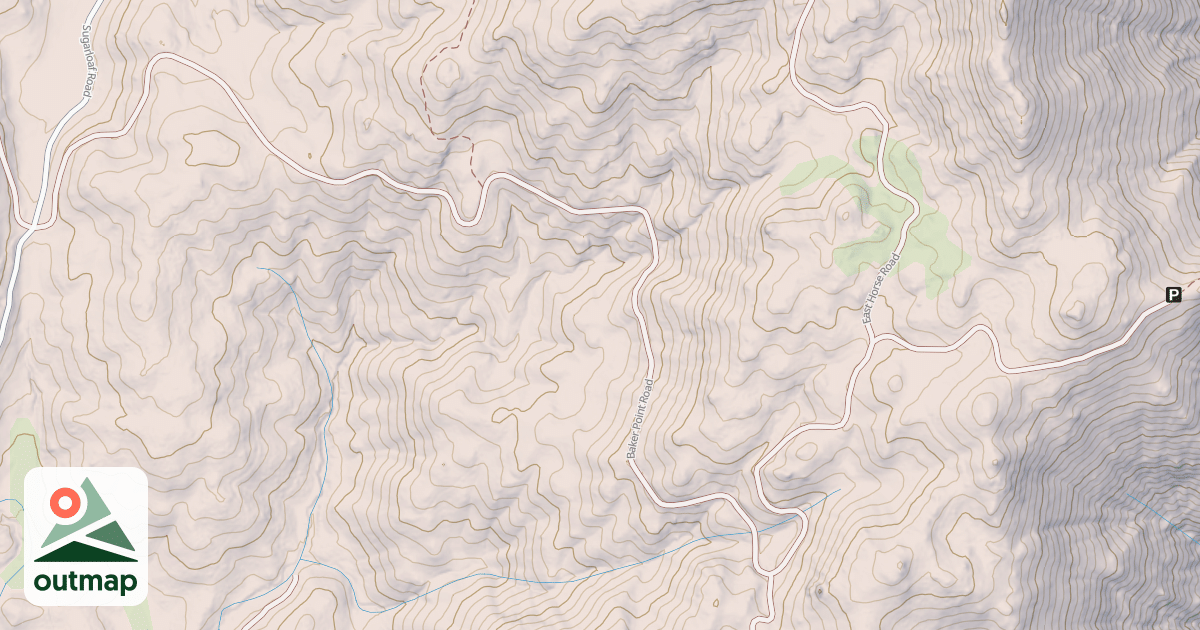 Map of BAKER POINT
