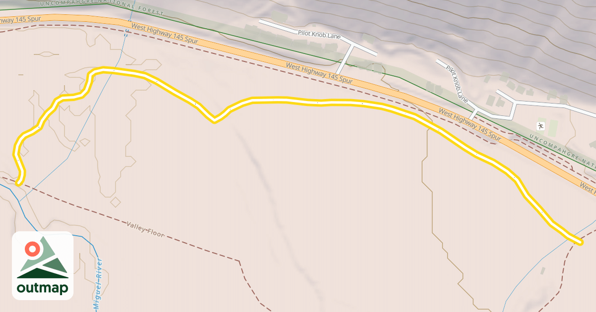 Map of Bike 'n Hike Trail