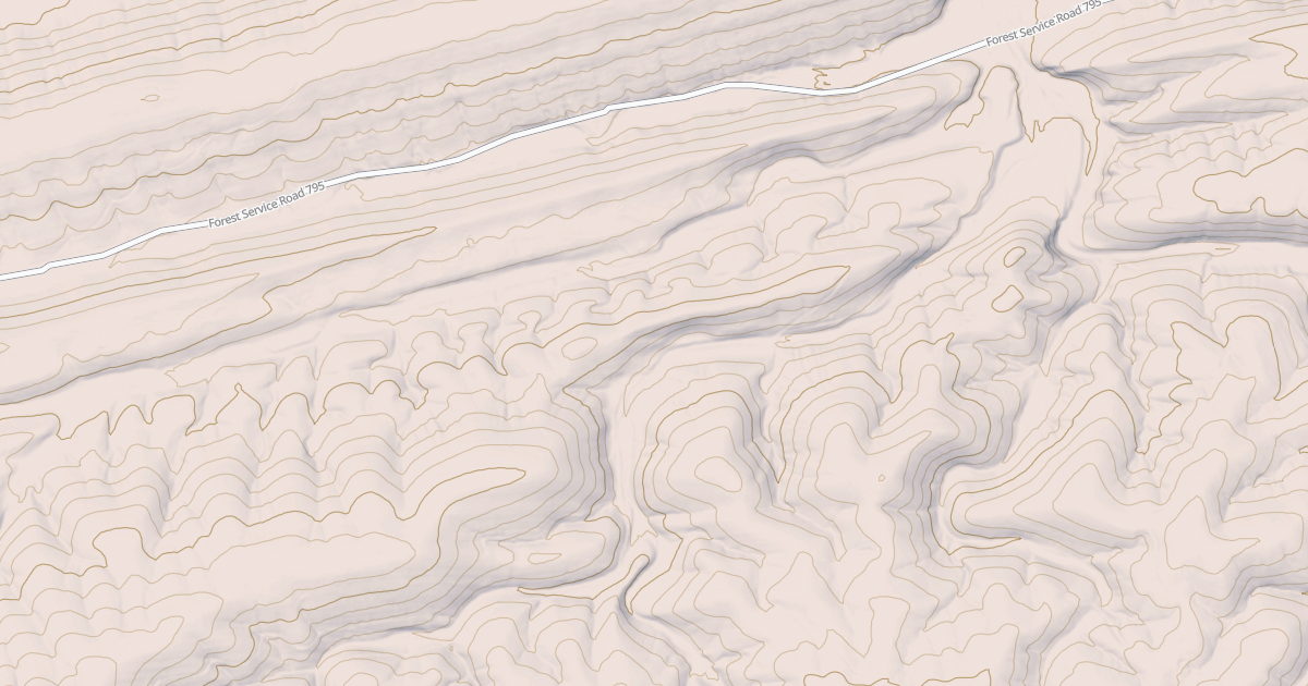 Map preview of LEFT PRONG BEAR