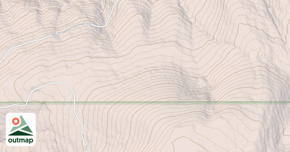 Map of 1914 K