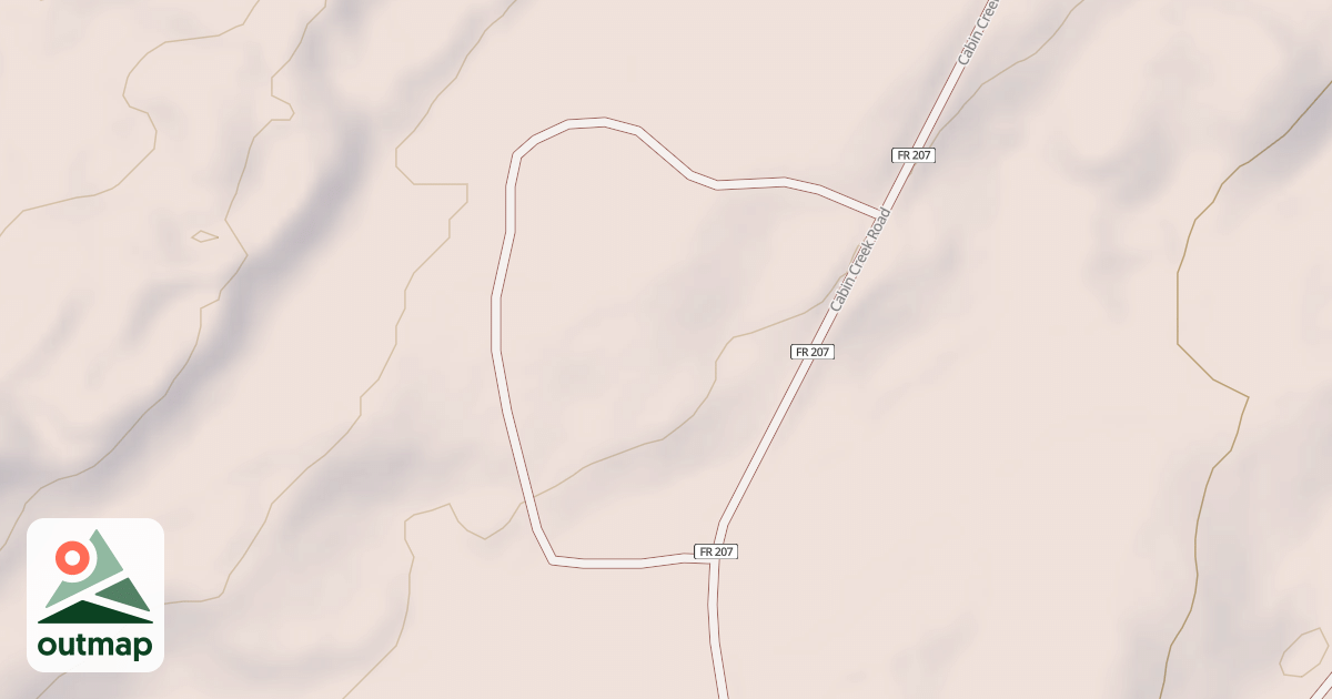 Map of CABIN CR SPUR A