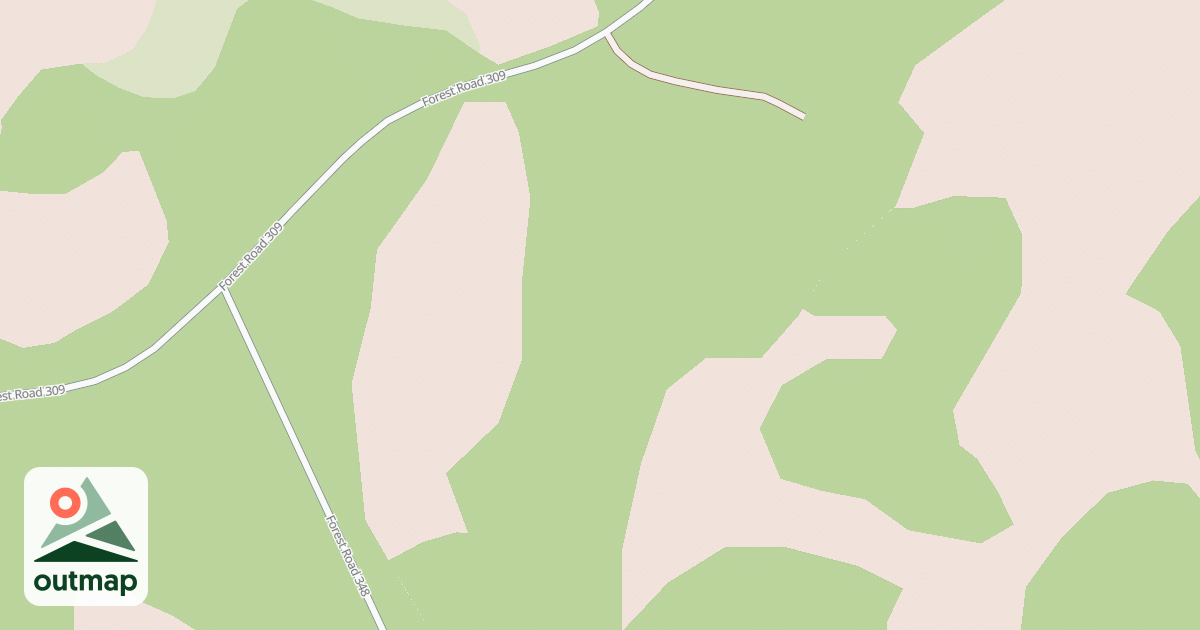 Map of USFS Motor Vehicle Use Map Roads {B0756BE2-6788-408E-BCD3-16486ABF2384}