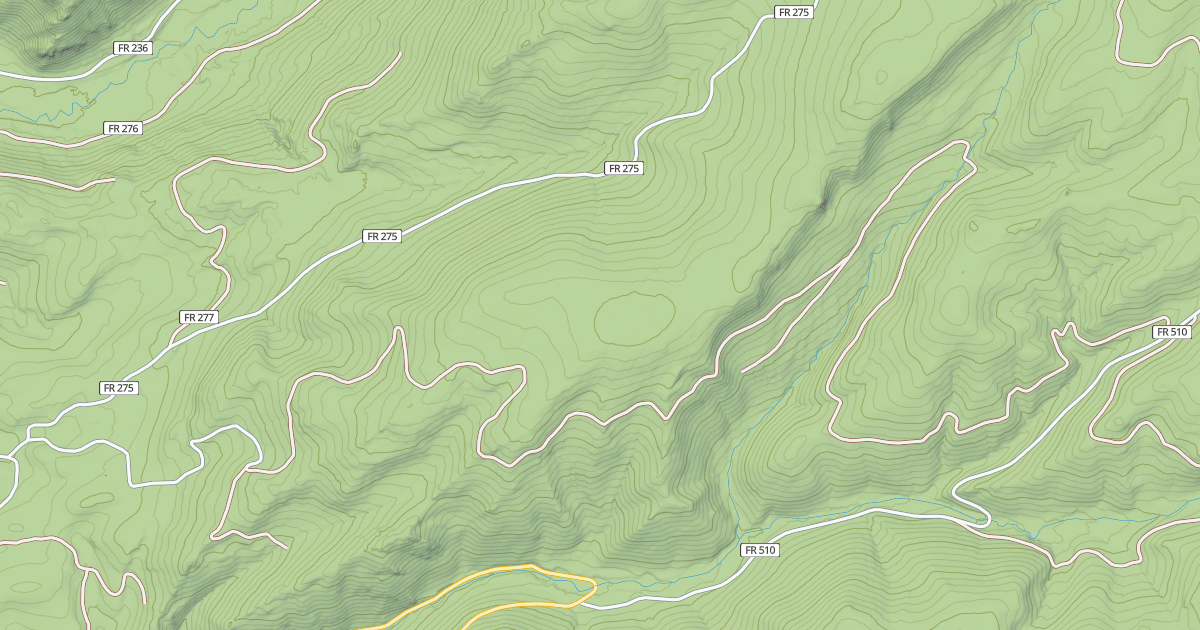 Map preview of IRON CREEK SPUR 1A