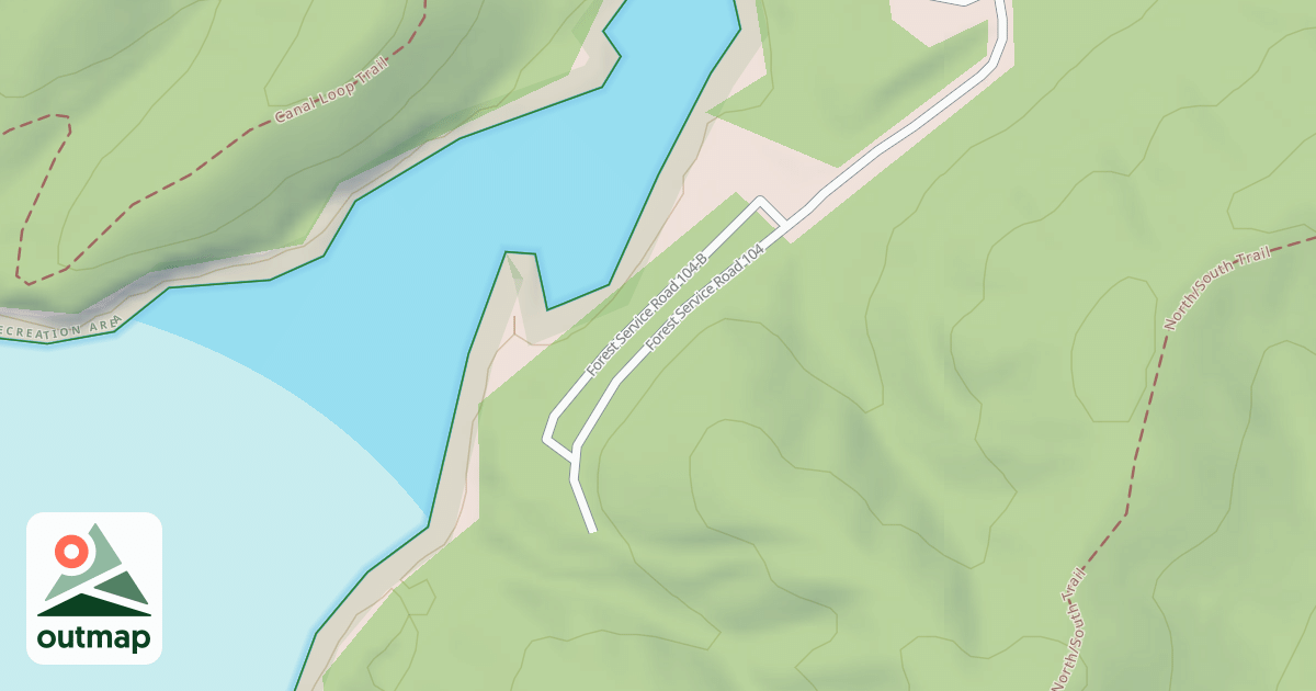 Map of T.L. N. SITES 11-12 ACCESS