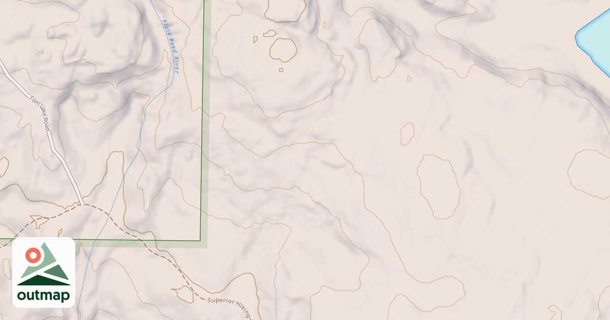 Map of Hovland Woods Trail