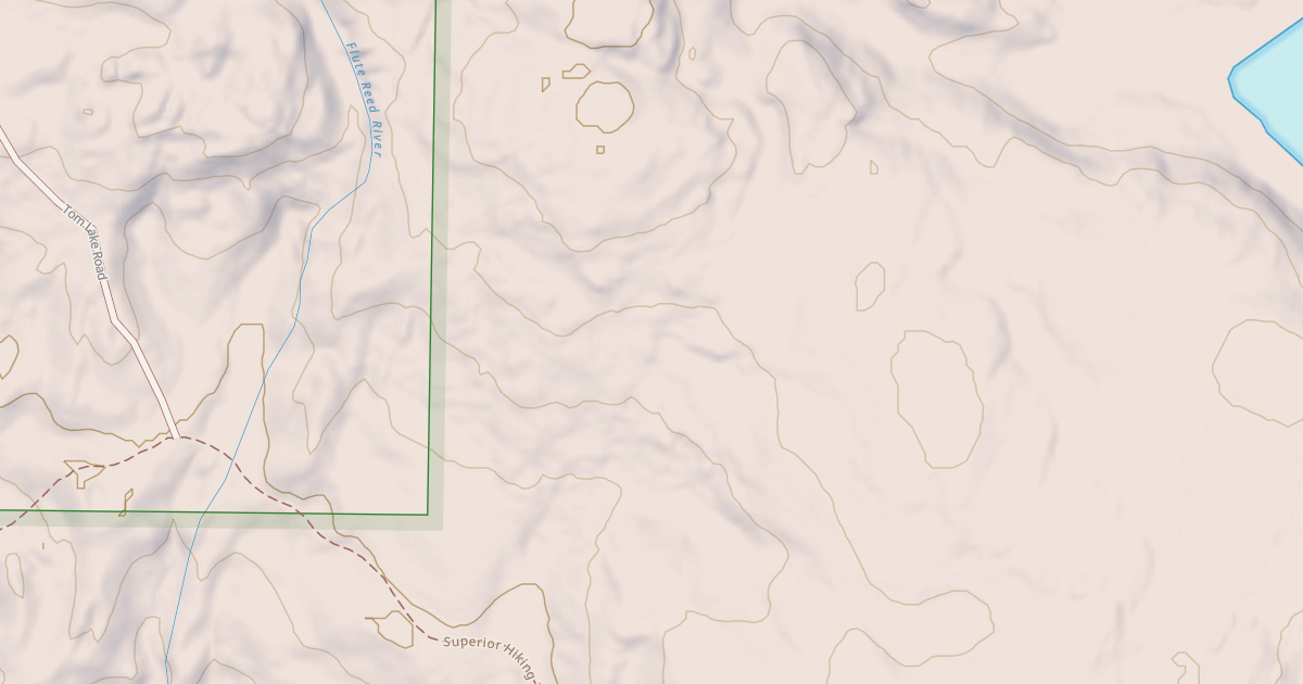 Map preview of Hovland Woods Trail