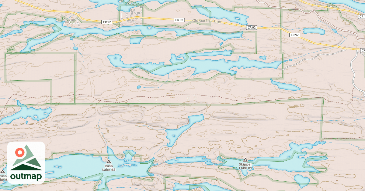 Map of BEDEW LAKE