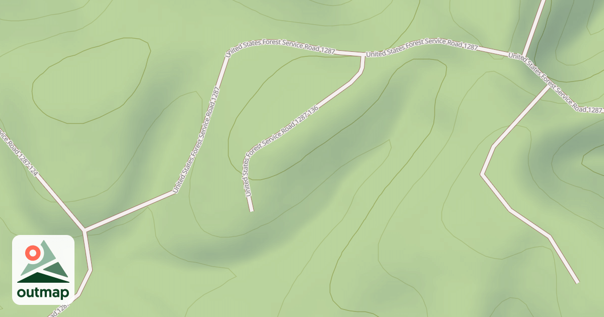 Map of USFS Motor Vehicle Use Map Roads {EB17A0B8-64D0-47F5-A7CA-730693F6F67D}