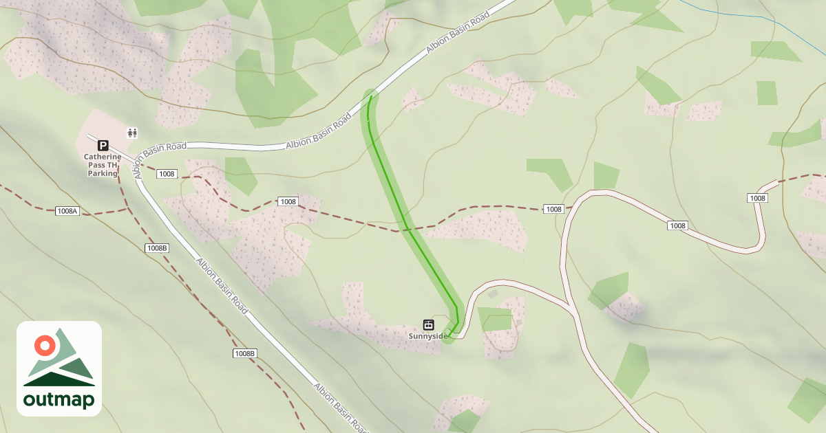 Map of Crooked Mile