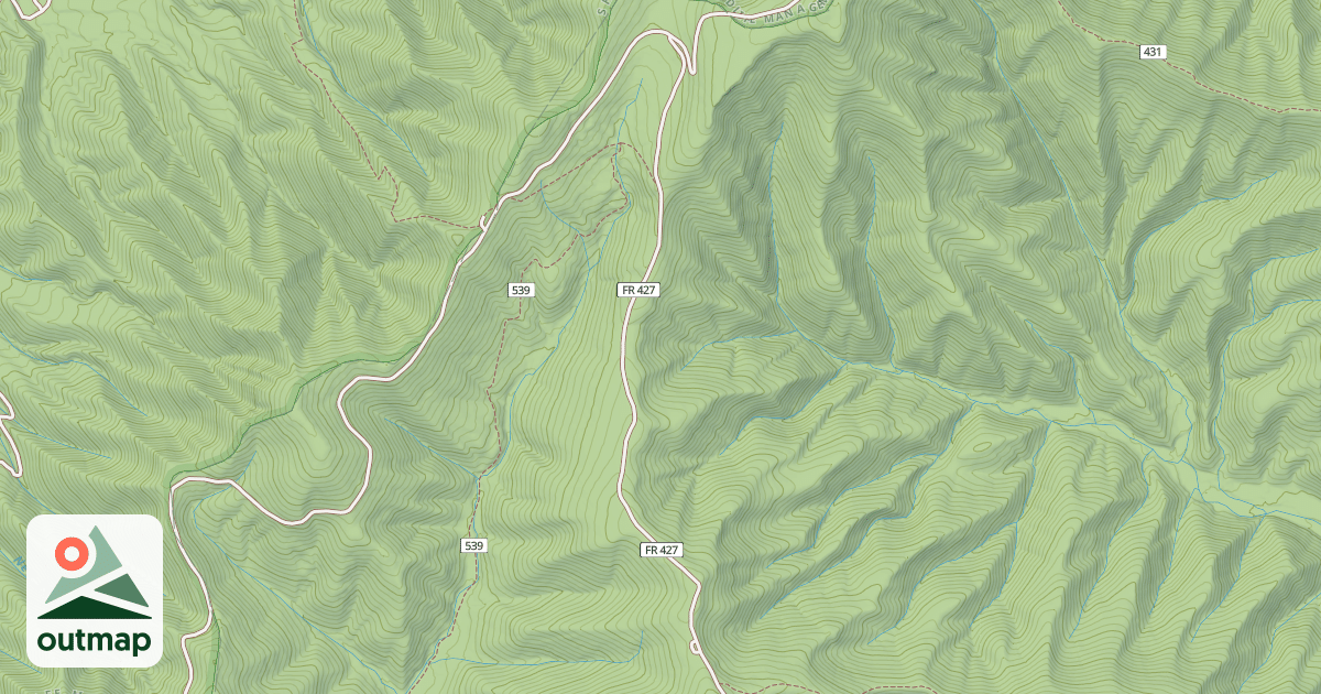 Map of LITTLE BALD KNOB HUNTER ACCESS