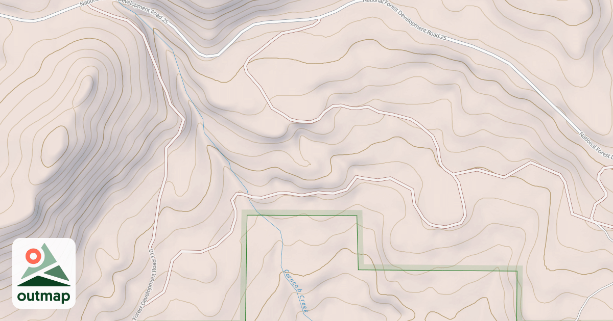 Map of USFS Motor Vehicle Use Map Roads {76D6A7C6-C5C4-4C89-BDD3-5865A8A57660}