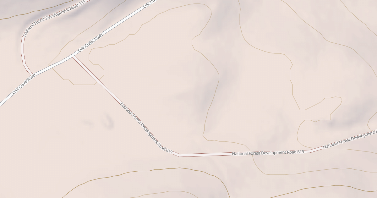 Map preview of USFS National Forest System Roads {EC617174-268E-42A2-B111-43B8984F804D}