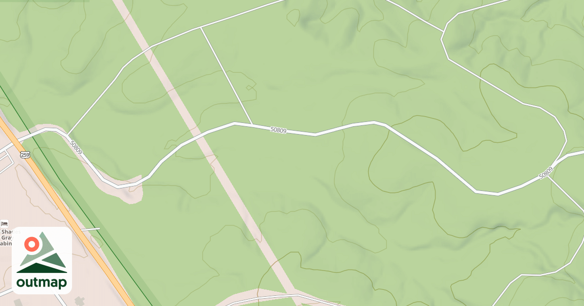 Map of USFS National Forest System Roads {B75235D7-C0D4-4BD8-8E10-5FA6EB449EA9}