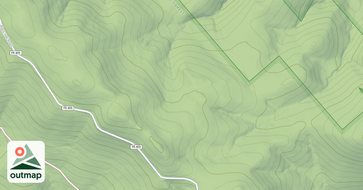Map of BLACKHALL SPUR 4D