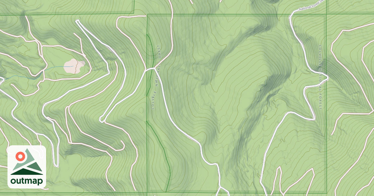 Map of UPPER TACOMA CREEK