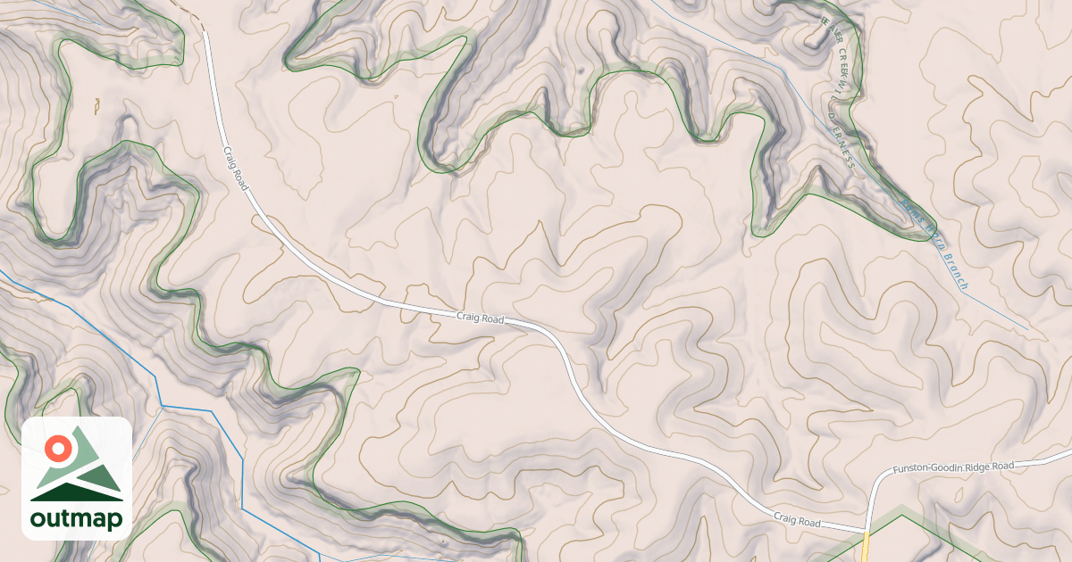 Map of SWAIN RIDGE
