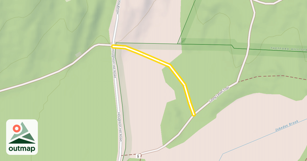 Map of Linny Levin Trail