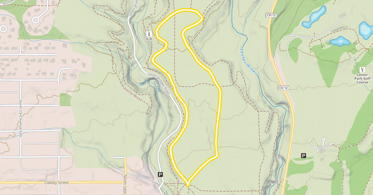 Map preview of Ski Trail
