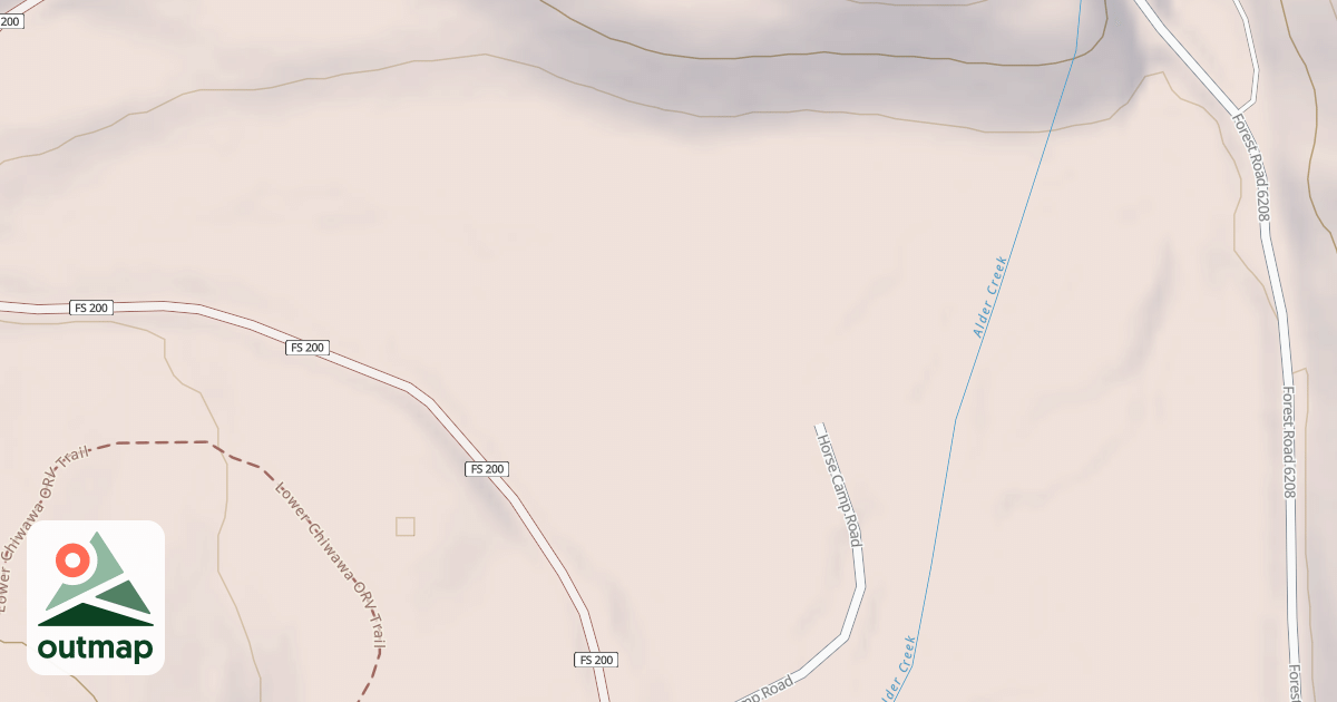Map of HORSE CAMP