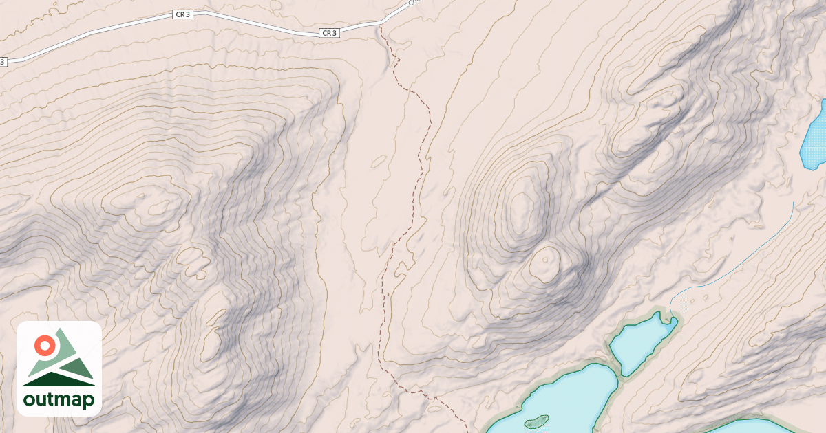 Map of Upper Sargent Pond Trail