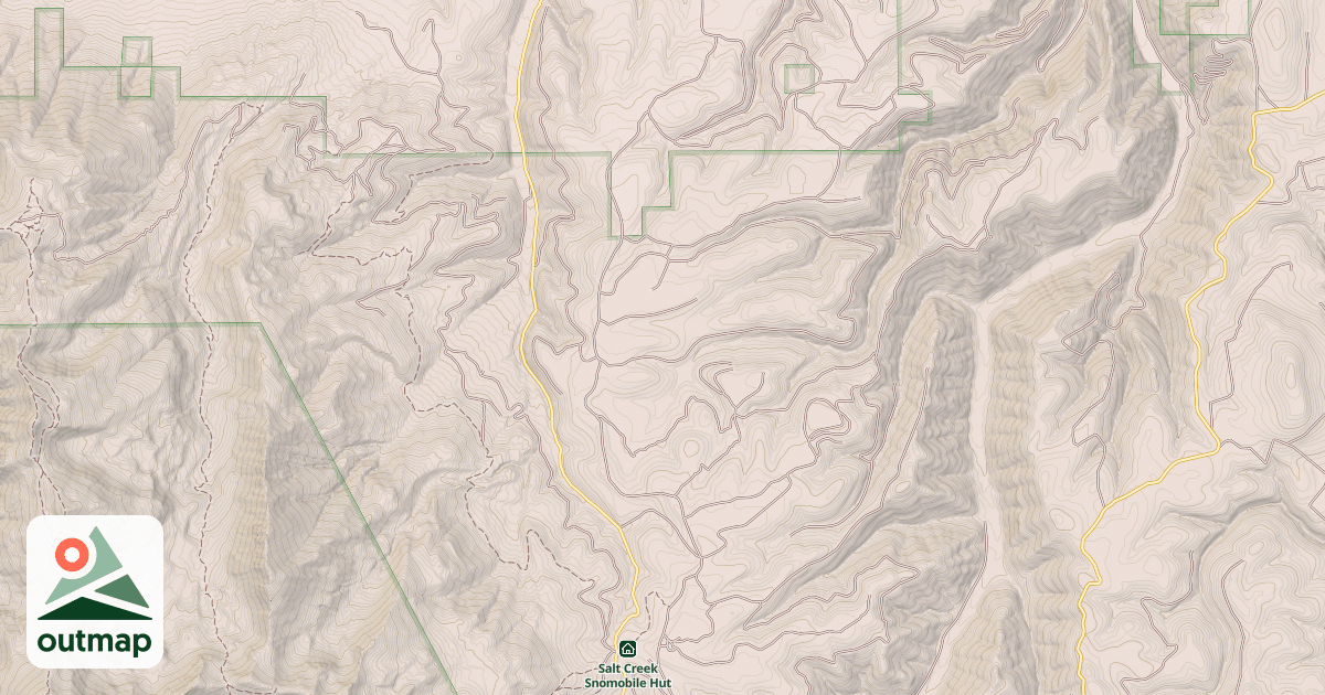 Map of Divide Snowmobile