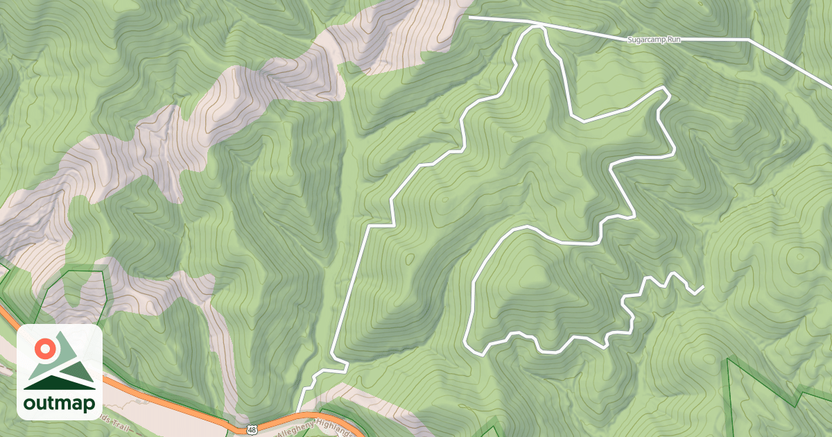 Map of GOODWIN RUN