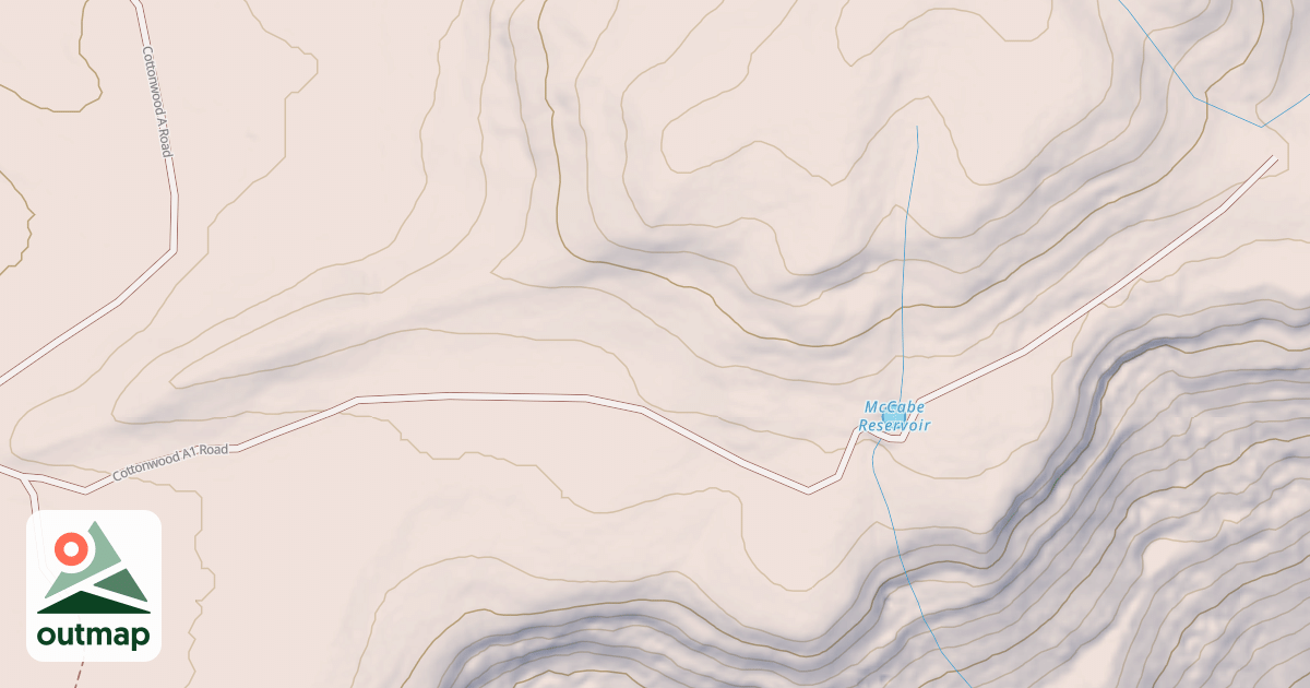 Map of COTTONWOOD A1