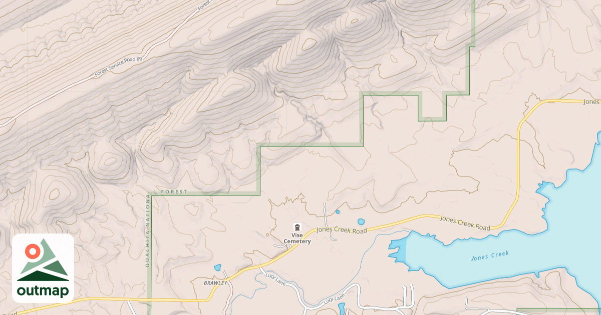 Map of LITTLE CROSS CREEK