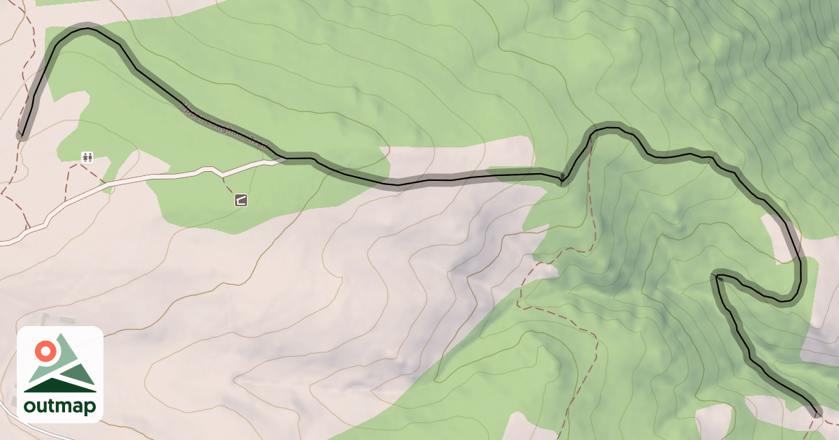 Map of Upper Longhorn Trail