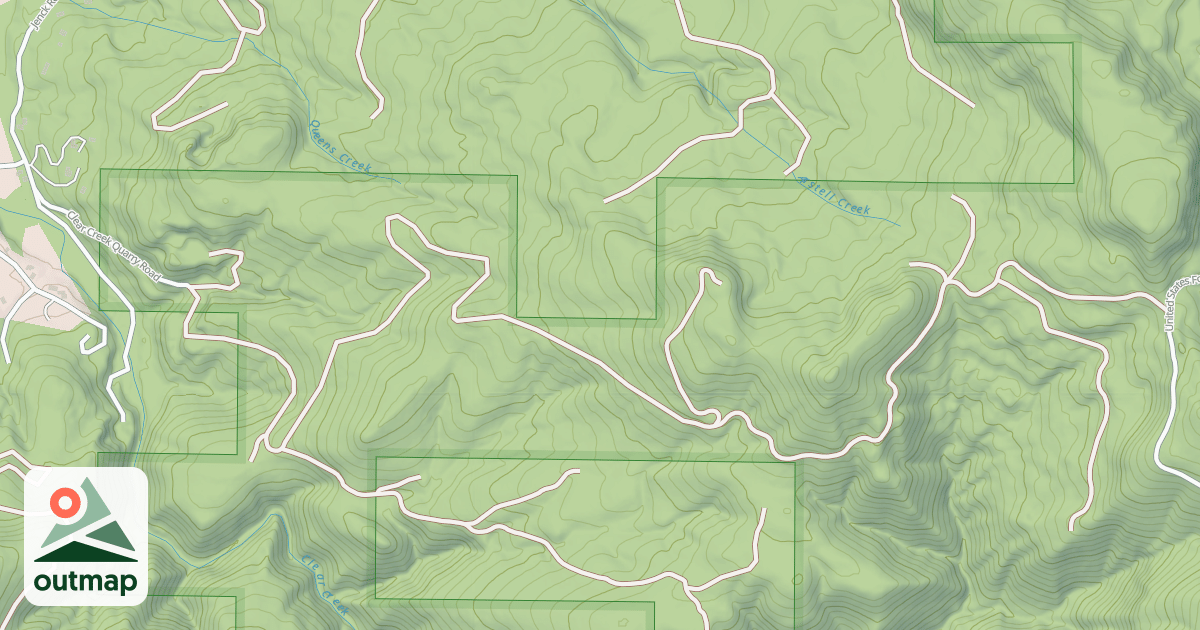 Map of CLEAR CREEK