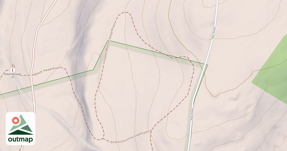 Map of Yellow Creek State Park Trails