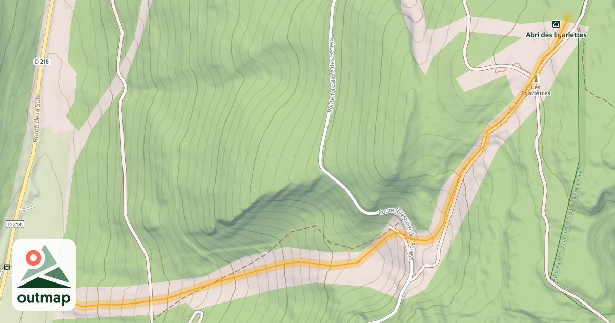 Map of Égarlettes