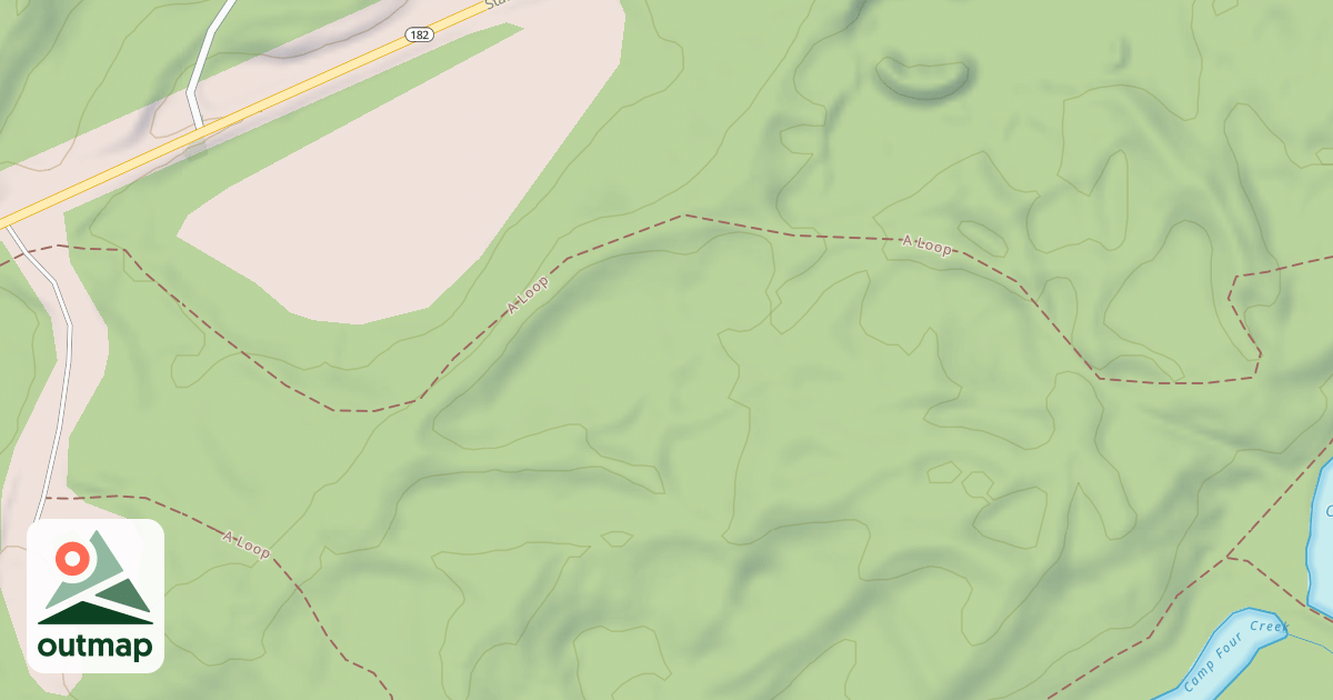 Map of FR 644A