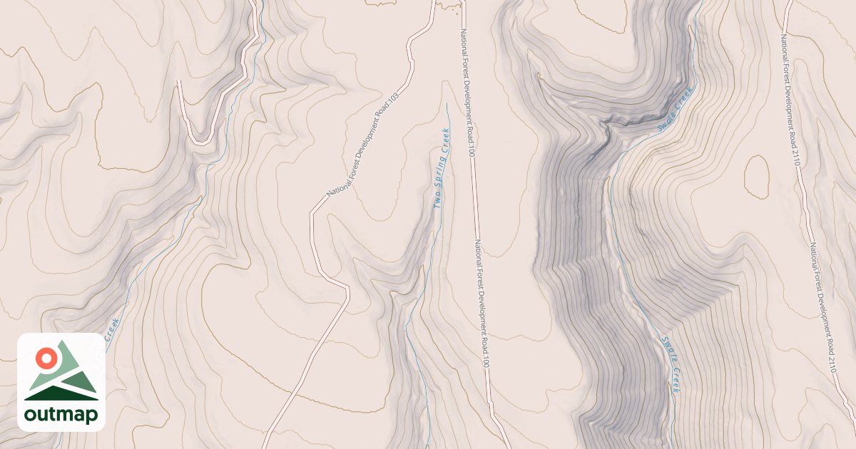 Map of USFS Motor Vehicle Use Map Roads {DA938E7E-5DDA-4AA0-B2E1-D62153CB6C1F}