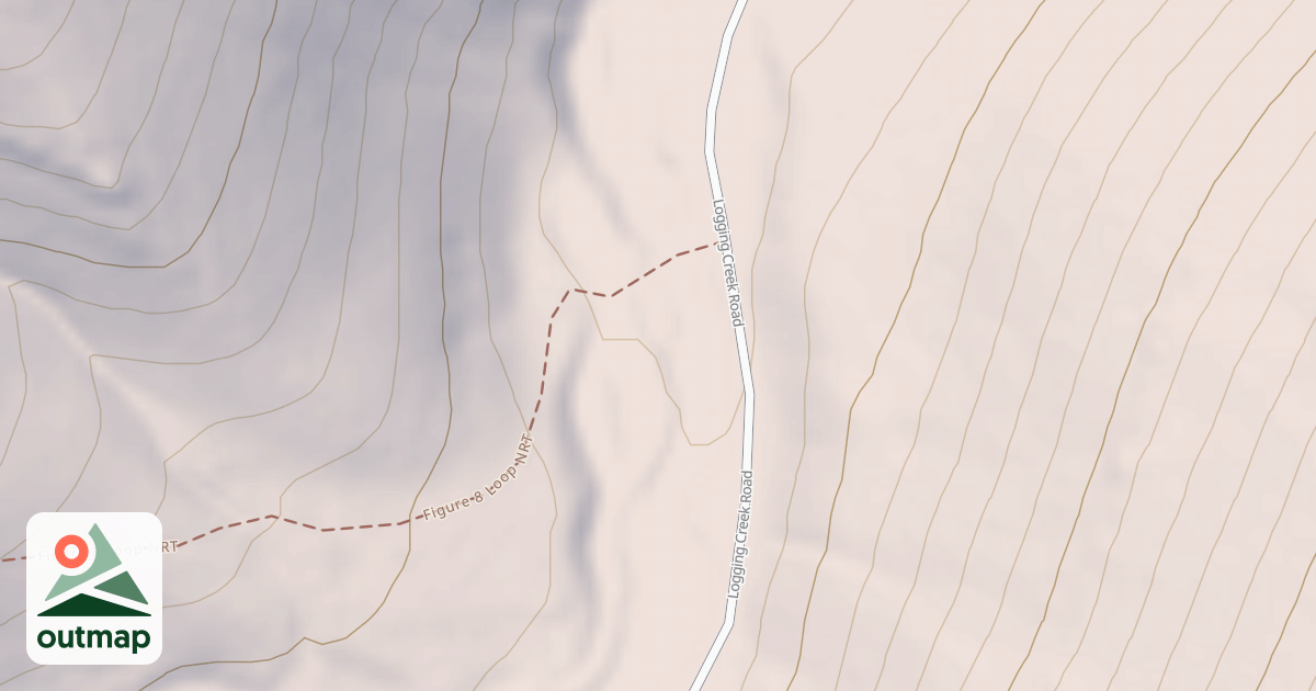 Map of DEEP CREEK TRAILHEAD
