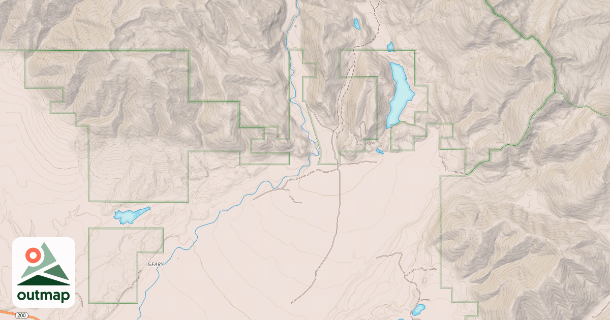 Map of COOPER-BLACKFOOT