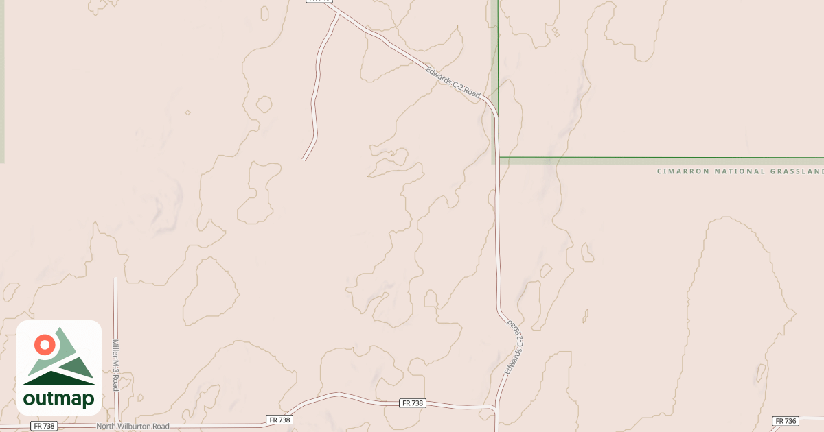 Map of EDWARDS C-2