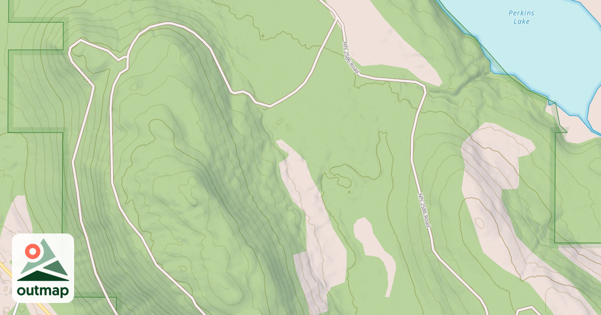 Map of PERKINS RIDGE B
