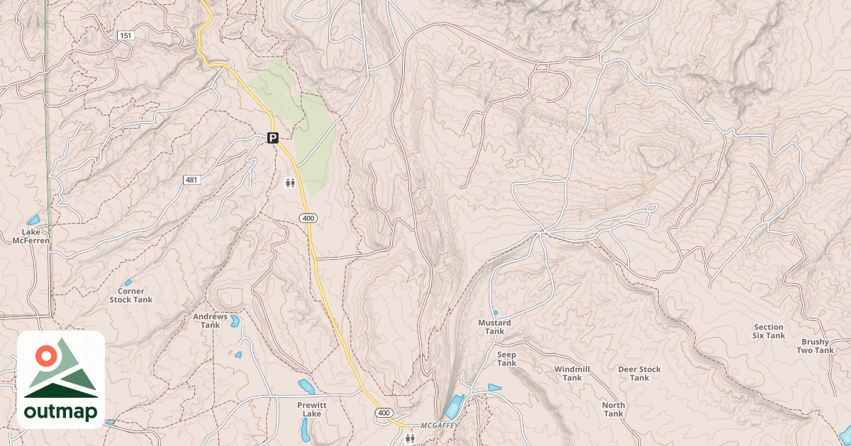 Map of SIX MILE CANYON