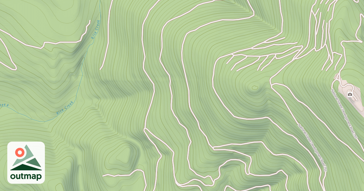 Map of DOAK CR BLUE MTN J