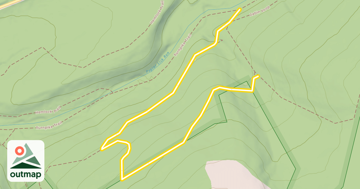 Map of Acorn Loop