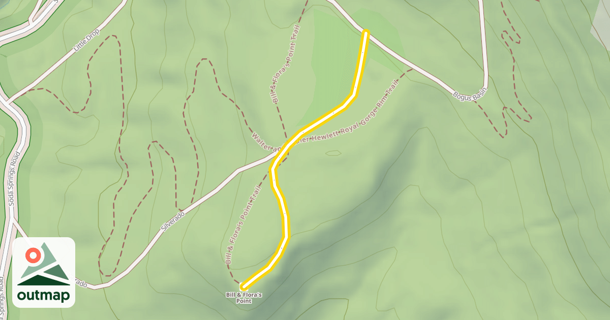 Map of Bill & Flora's Point