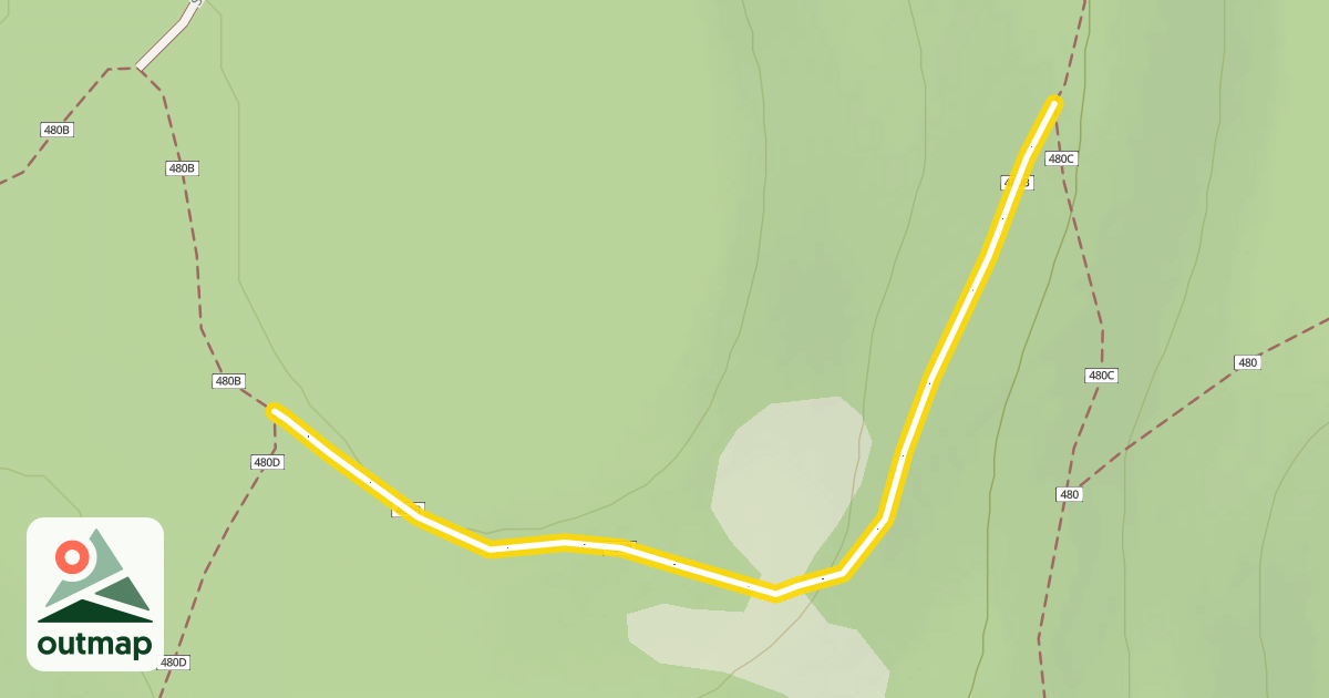 Map of Cabin Trail