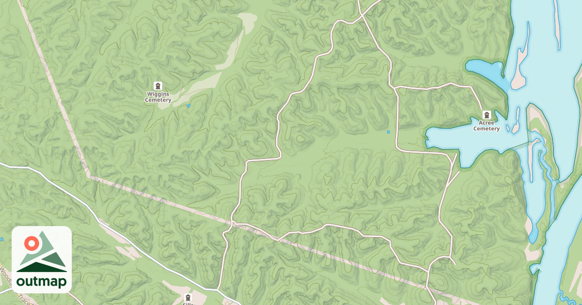 Map of JIMERSON CEMETERY ROAD