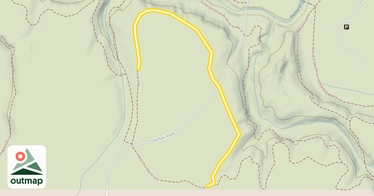 Map of Nordic Ski Trail