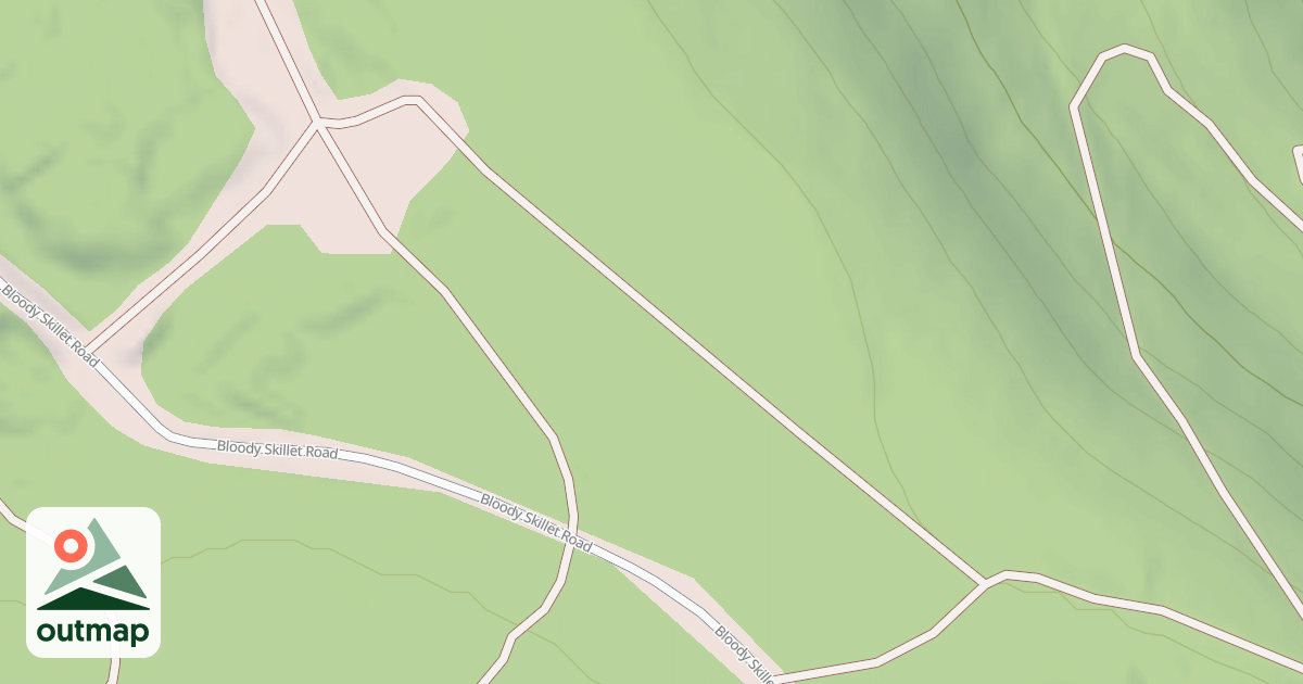 Map of Bloody Skillet ATV Trail