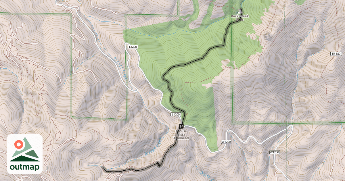 Map of Tarbell Trail