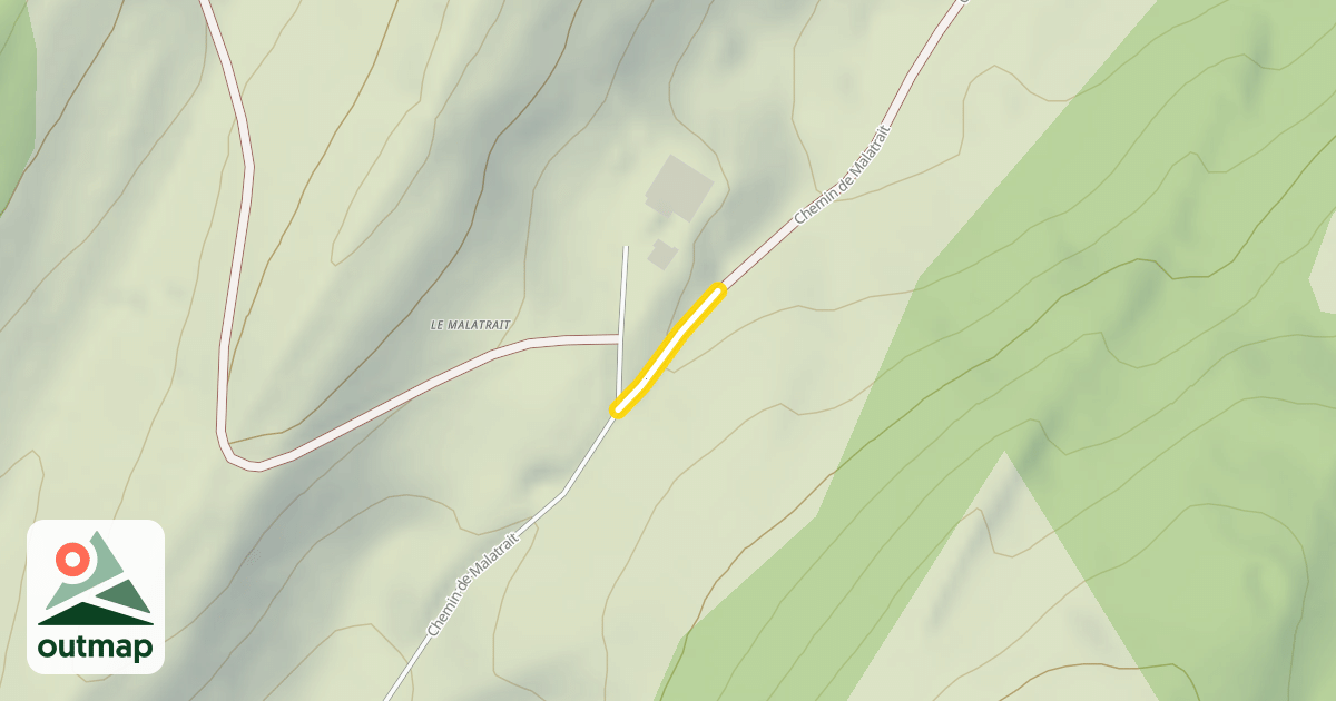 Map of Chemin de Malatrait