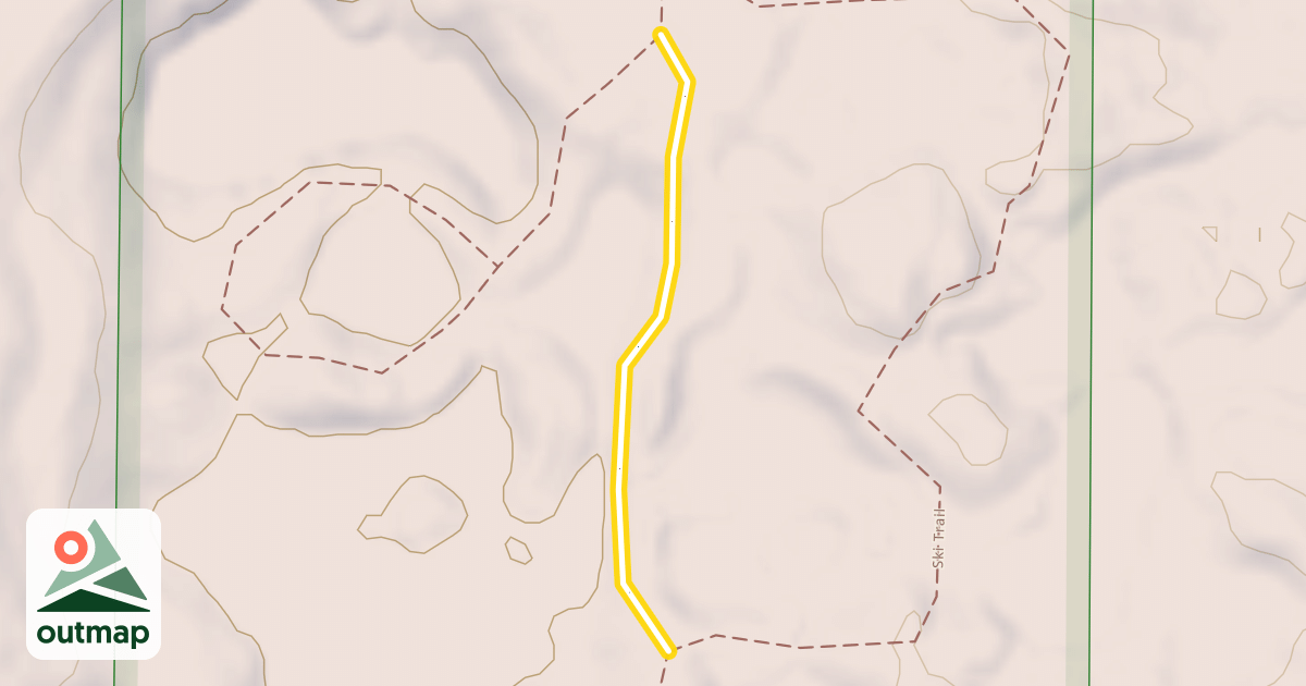 Map of Ski Trail